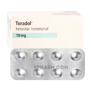Toradol in the store of St. Joseph's Health for $0.43 per pill